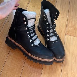 marc fisher izzie black leather boot